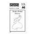 Bridal Shower Postage Stamp by frugalbride Bridal Shower Postage Stamp