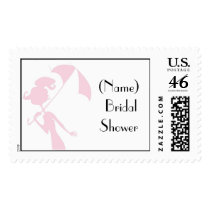 Bridal Shower Postage Stamp