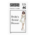 Bridal Shower Postage Stamp by frugalbride Bridal Shower Postage Stamp