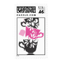 Bridal Shower Postage Stamp - Tea Cups stamp