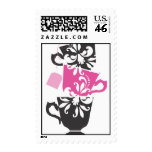 Bridal Shower Postage Stamp - Tea Cups