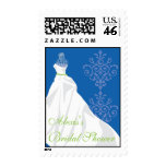 Bridal Shower Postage Stamp - Wedding Dress