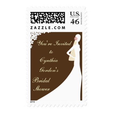 Bridal Shower Postage Stamps