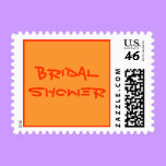 Bridal Shower - postage stamps