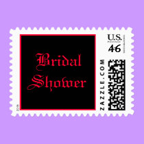 Bridal Shower - postage stamps stamps