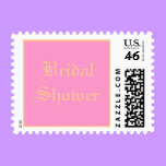 Bridal Shower - postage stamps