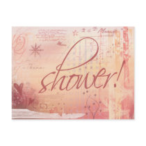 Bridal Shower Postcard Invitation by aslentz Bridal Shower Postcard Invitation