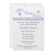 Bridal Shower Purple Lace