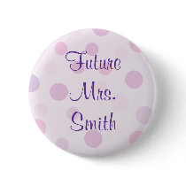 Bridal Shower Purple Polka Dot Theme Pins buttons by lindsayalperstein Bridal Shower Purple Polka Dot Theme Pins buttons