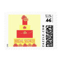 Bridal Shower Rose Wedding Cake Postage postage