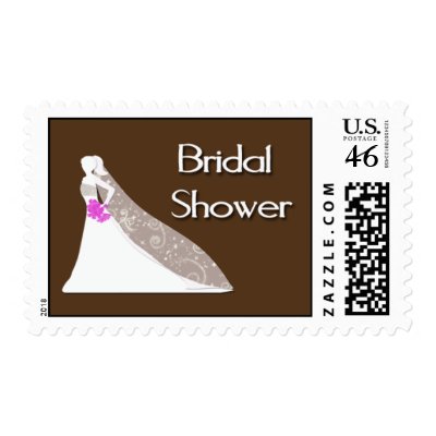 Bridal Shower Silhouette Stamp