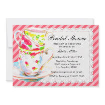 Bridal Shower Tea Party Personalized Invitation