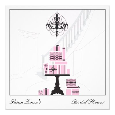 Bridal Shower Wedding Gift Table Invitation