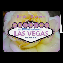Bridal Shower WEDDING In Fabulous Las Vegas Card