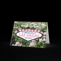 Bridal Shower WEDDING IN Las Vegas Card Flower 6