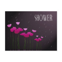 bridal shower wiht poppies postcards by aslentz bridal shower wiht poppies postcards