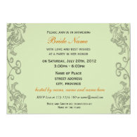 Bridal shower, Wild Roses Personalized Invitations