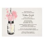 Bridal Shower Wildflowers & Mason Jar Personalized Invite