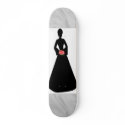 Bridal Silhouette I Skateboard - Customizable