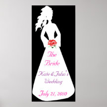 Bridal Silhouette II The Bride Poster