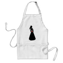 Bridal Silhouette III aprons by colorimages Bridal Silhouette III aprons