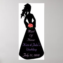 Bridal Silhouette III Maid Of Honor Print