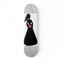 Bridal Silhouette III Skateboard - Customizable