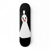 Bridal Silhouette Skateboard - Customizable