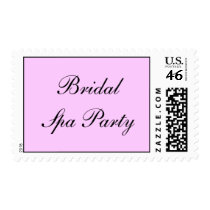 Bridal Spa Party Postage Stamp