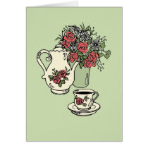 Bridal Tea - Customizable Colors! cards