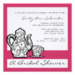 Bridal Tea with Changable Color Invitations