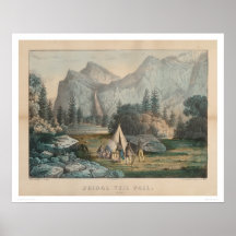 Bridal Veil Fall, Yosemite (1303) Print