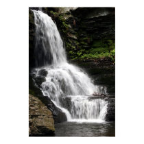 Bridal Veil Falls - Bushkill Falls Pennsylvania posters