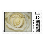 Bridal Wedding Shower Cream Rose Postage postage