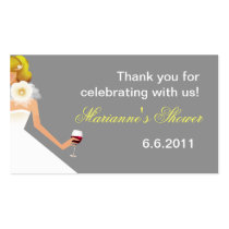 Bridal Wine Ensemble Business Cards