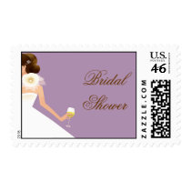 Bridal Wine Ensemble (lilac) Postage Stamp