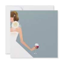 bridal wine personalized invitations