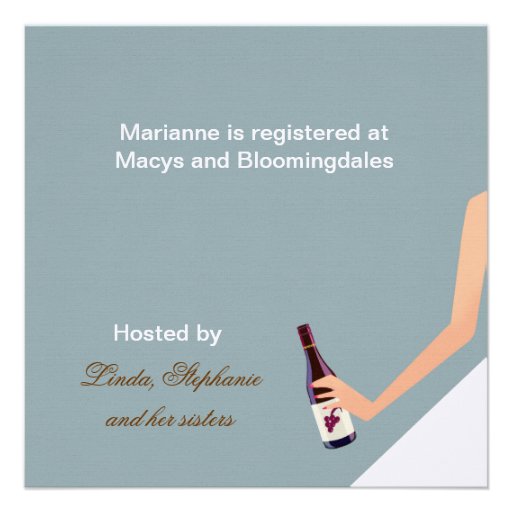 Bridal Wine Invitation