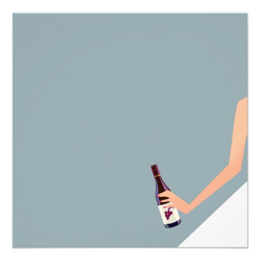 bridal wine personalized invitations