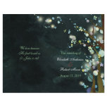 BridalHeaven Lovely Night Bi Fold Wedding Programs flyers