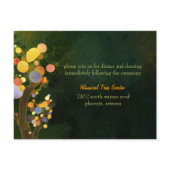 BridalHeaven LoveTrees Wedding Reception(4.25x5.6) postcard