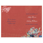 BridalHeaven Mum in Red Bi Fold Wedding Programs flyers
