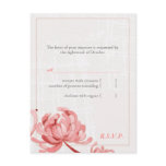 BridalHeaven Mum in Red Wedding RSVP Postcards