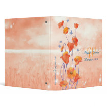 BridalHeaven Poppy Wedding Photo Book Albums (1") Binder