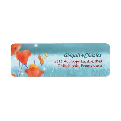 Please click on Dreaming Poppies Red Teal Blue Turquoise Wedding