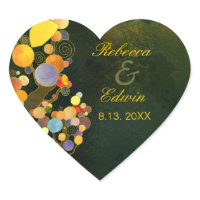 BridalHeaven Whimsical Trees Wedding Invitations sticker