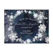 BridalHeaven Winter Wreath Save the Date Postcards postcard