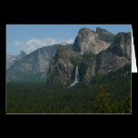 Bridalveil Falls and Half Dome Blank Note Card
