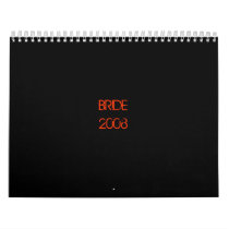BRIDE 2008 calendars