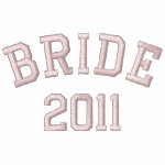 Bride 2011 embroidered hoodie